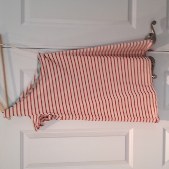 Maeve Marketa dress one shoulder red white EUC S - Picture 3 of 3